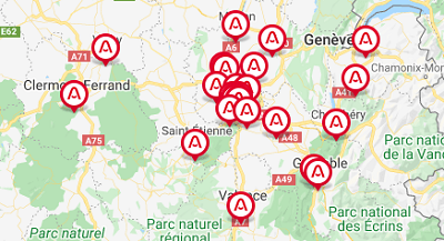 agences azaé en Rhone Alpes