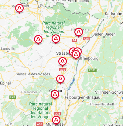 agences azaé dans le grand est