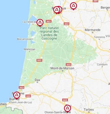 agences azaé en nouvelle aquitaine