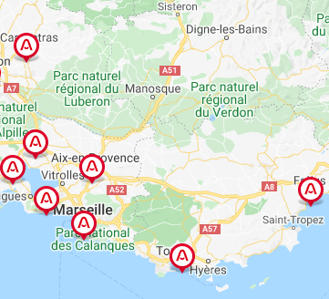 agences azaé en région paca