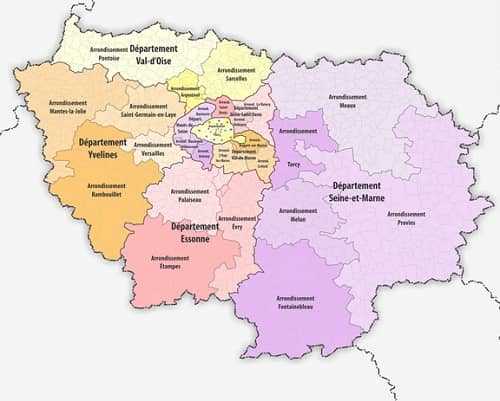 départements ile de france