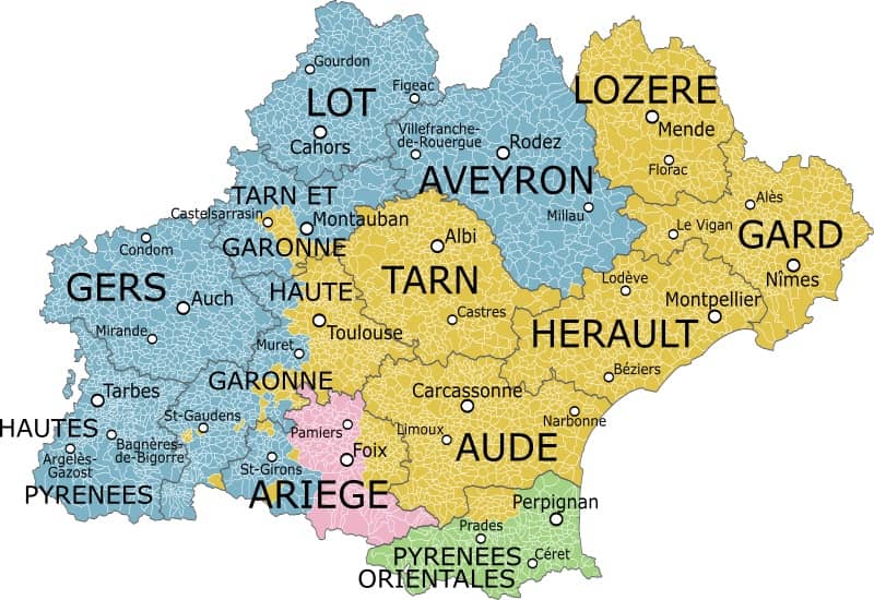 département d'occitanie